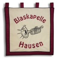 genähtes Fanfarentuch