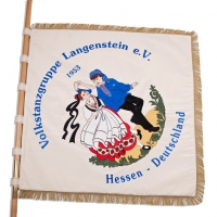Banner gestickt, Wappen gestickt
