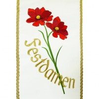 genähte Fahnenbänder