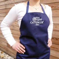 bestickte Latzschürze