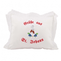 Kissen genäht und bestickt