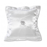 Trauringkissen mit Monogramm