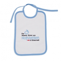 Babylätzchen nähen, Babylätzchen besticken