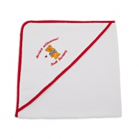 Kapuzen-Badetuch besticken, Bademantel besticken