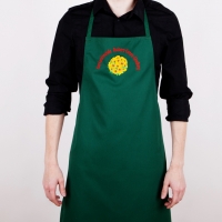 Vorbinder besticken, Latzschürze besticken