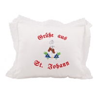 kissen mit namen, logo auf kissen