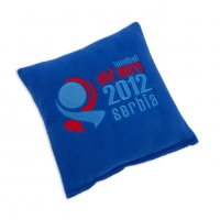 kissen mit namen, logo auf kissen