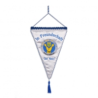 Wimpel genäht und bestickt